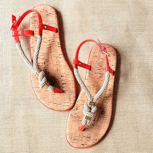 Michael Kors Holly Orange Jelly Sandal